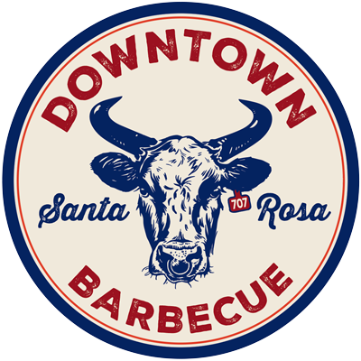 downtown barbecue logo